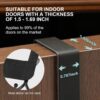 Installation-Free and Drilling-Free Version, Over The Door Hooks, Door Hanger for Hanging, Towel Racks for Bathroom with 15 Coat Hooks, Coat Rack Hat Rack Over The Door Organizer