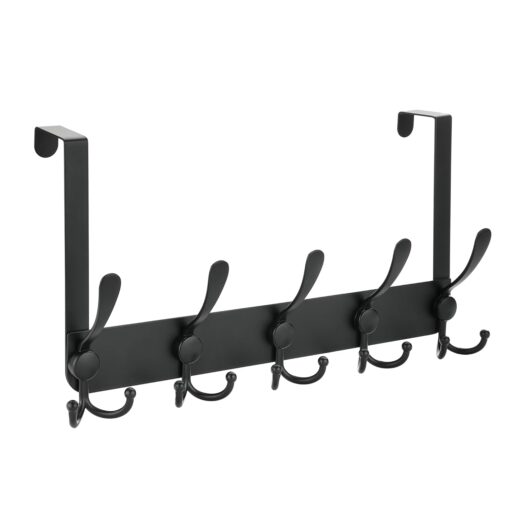 Installation-Free and Drilling-Free Version, Over The Door Hooks, Door Hanger for Hanging, Towel Racks for Bathroom with 15 Coat Hooks, Coat Rack Hat Rack Over The Door Organizer Installation-Free and Drilling-Free Version, Over The Door Hooks, Door Hanger for Hanging, Towel Racks for Bathroom with 15 Coat Hooks, Coat Rack Hat Rack Over The Door Organizer