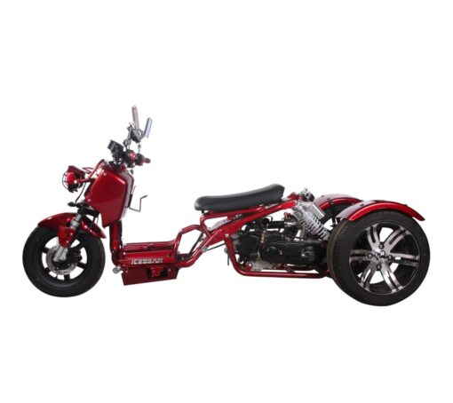 50cc Stretched Trike | 3 Wheeler | Automatic Transmission | PST50-19N (Burgundy) 50cc Stretched Trike | 3 Wheeler | Automatic Transmission | PST50-19N (Burgundy)