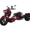 50cc Stretched Trike | 3 Wheeler | Automatic Transmission | PST50-19N (Burgundy)