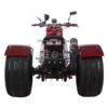 50cc Stretched Trike | 3 Wheeler | Automatic Transmission | PST50-19N (Burgundy)