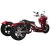 50cc Stretched Trike | 3 Wheeler | Automatic Transmission | PST50-19N (Burgundy)
