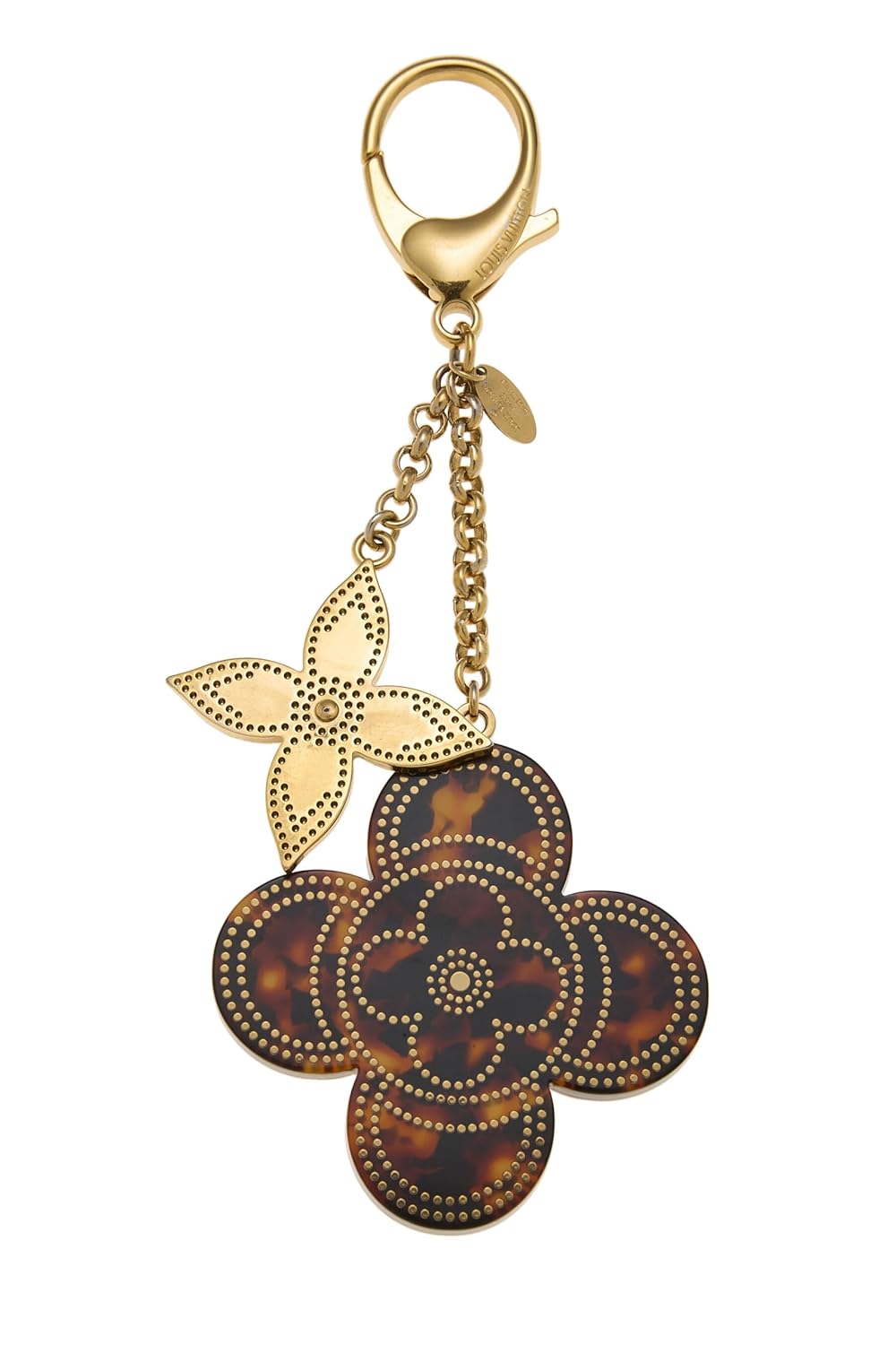 Amazon.com: Louis Vuitton, Pre-Loved Gold & Brown Stippley Bag Charm, Brown : Luxury Stores