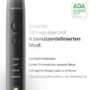Aquasonic Black Series Ultra Whitening Toothbrush – ADA Accepted Electric Toothbrush- 8 Brush Heads & Travel Case – 40,000 VPM Electric Motor & Wireless Charging - 4 Modes w...