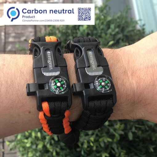 aZengear Paracord Survival Bracelet (2 Pack) | Flint Steel Fire Starter, Whistle, Compass, Mini Saw | Adjustable Wrist Band Size for Camping, Bushcraft, Emergency Kit (Black &... aZengear Paracord Survival Bracelet (2 Pack) | Flint Steel Fire Starter, Whistle, Compass, Mini Saw | Adjustable Wrist Band Size for Camping, Bushcraft, Emergency Kit (Black &...