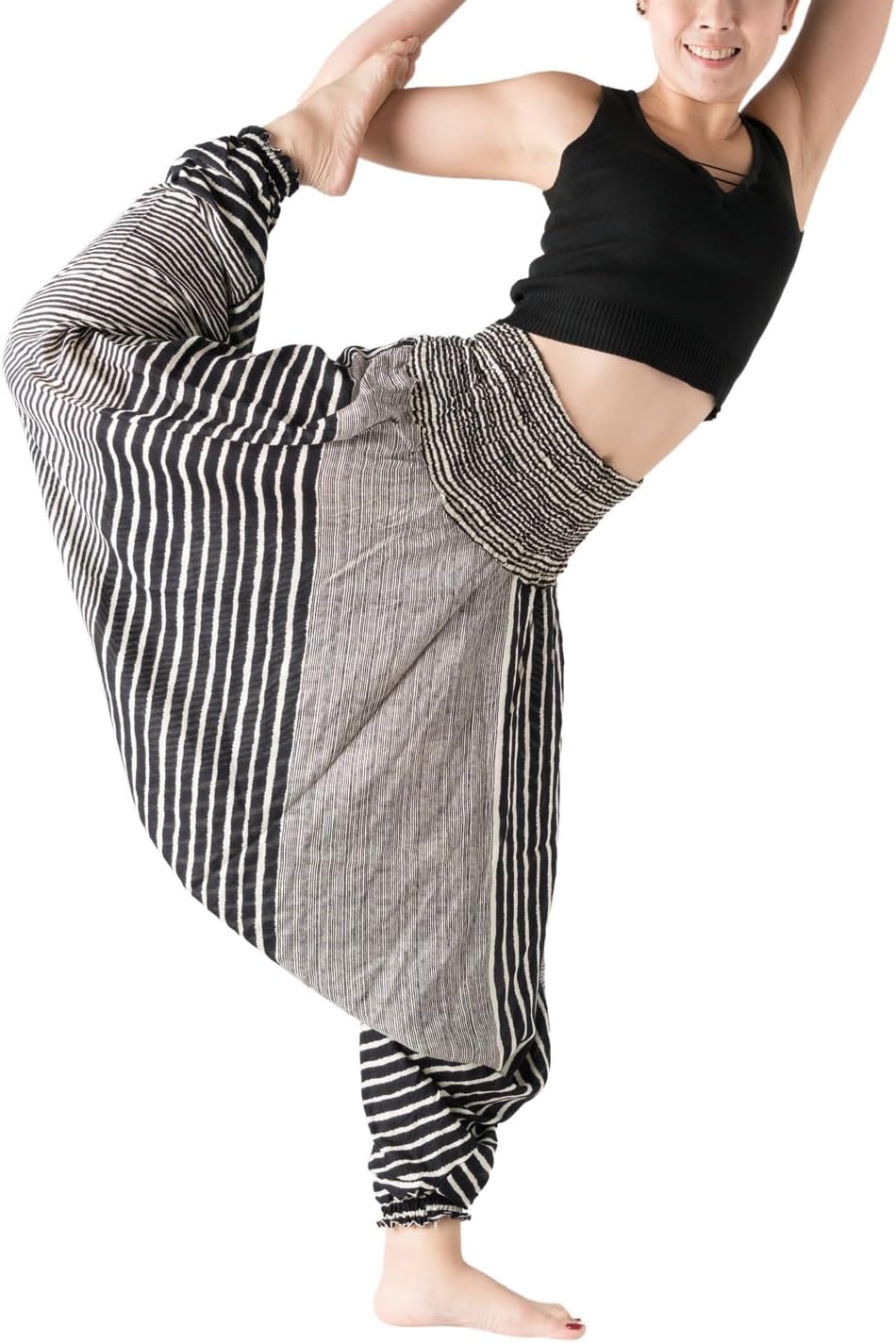 B BANGKOK PANTS Women's Harem Pants Jumpsuit Hippie Clothes