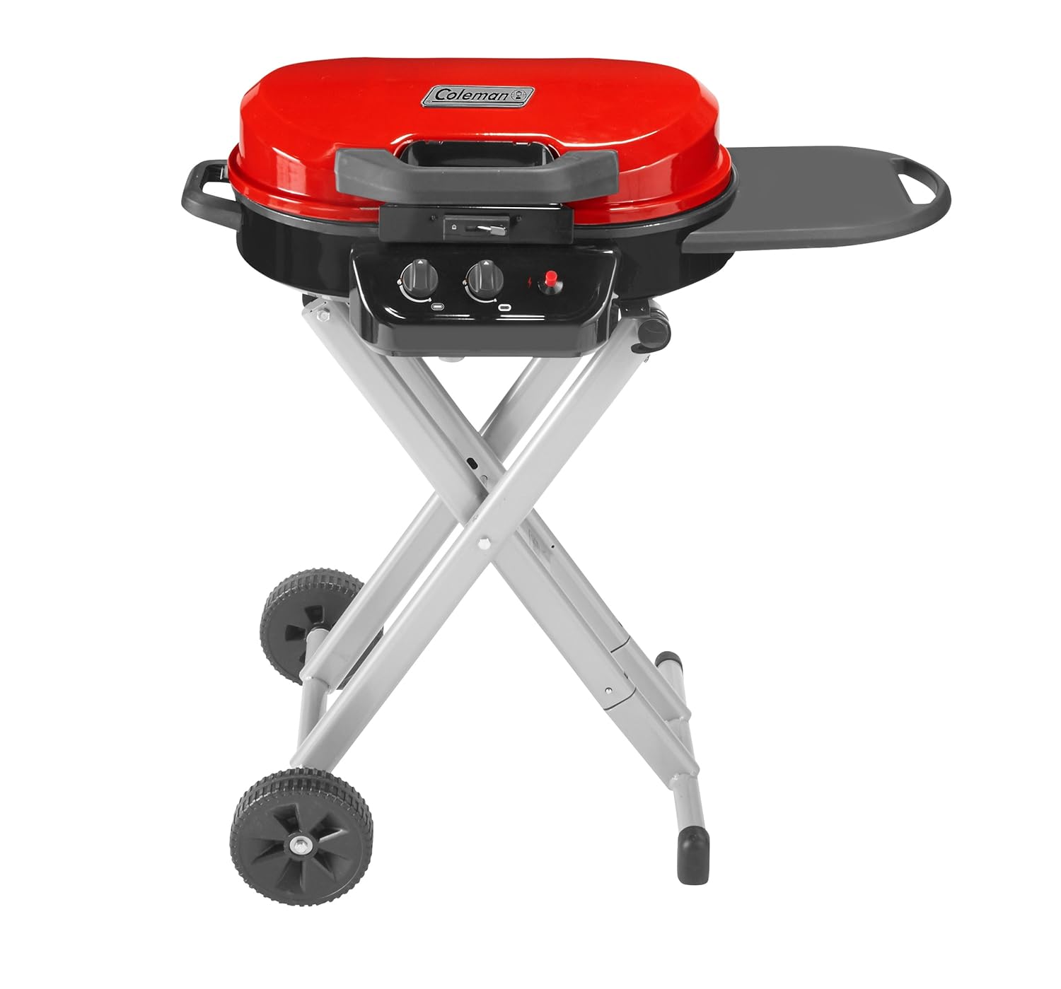 Coleman RoadTrip 225 Portable Propane Grill, 2-Burner Gas Grill with Matchless Ignition & Adjustable Temperature Control, 11,000 BTUs of Power for Grilling, Tailgating, Camping,...