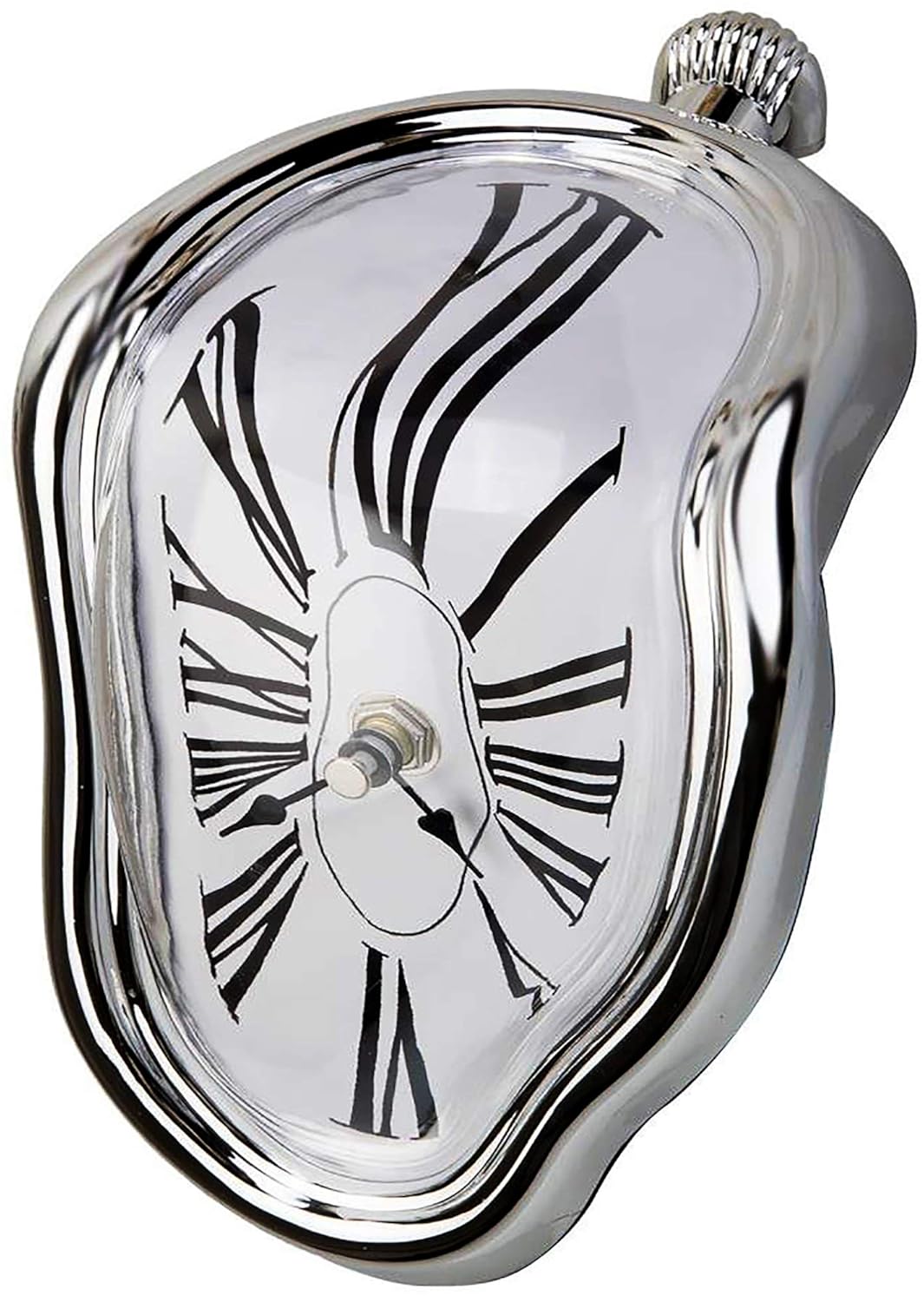 Decorative Dali Watch Melting Clock - Surrealistic Table Shelf Desk Fashion Melted Clock Salvador Dali Inspired Funny Home Decor Office Best Birthday Gift Idea