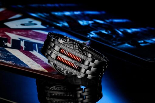 FANMIS Creative Mens Binary Matrix Blue LED Digital Watch Fashion Classic Black Plated Waterproof LED Backlight Bracelet Watches FANMIS Creative Mens Binary Matrix Blue LED Digital Watch Fashion Classic Black Plated Waterproof LED Backlight Bracelet Watches