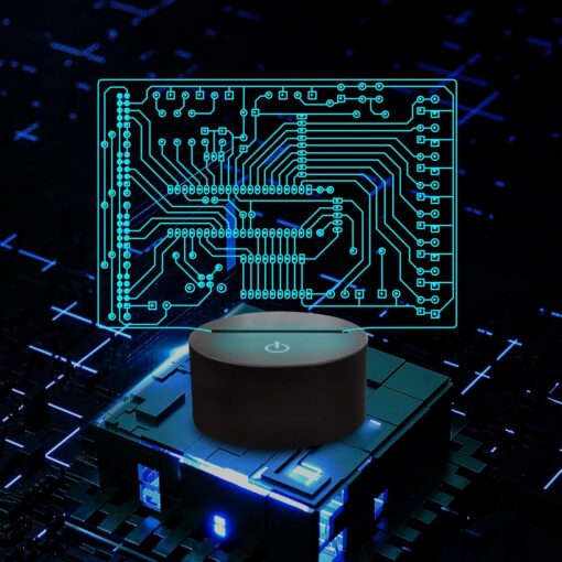 Geeky Gifts, Computer Geekery PCB Lamp 16 Colors Changing Touch & Remote Control for Men Boys Women IT Tech Support Nerds Geek Lovers