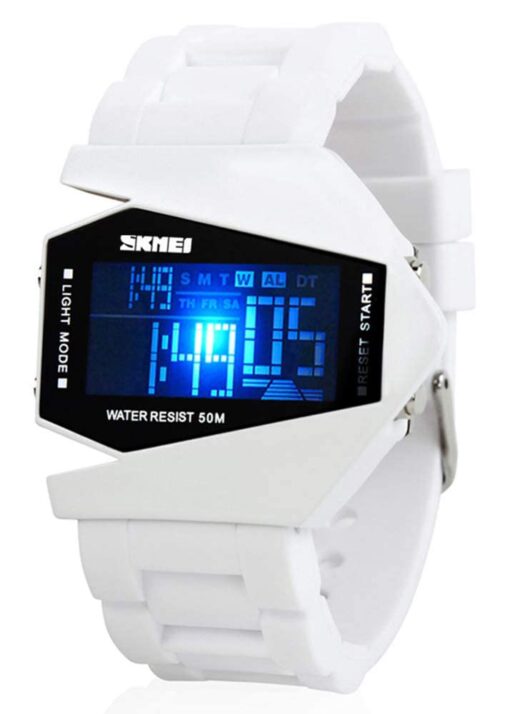 Gosasa Men Sports Military Watches Digital Airplane Shaped LED Light Waterproof Watches Gosasa Men Sports Military Watches Digital Airplane Shaped LED Light Waterproof Watches
