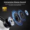 HAPPRUN Native 1080P Bluetooth Projector, Full HD Portable Outdoor Movie Projector with Built-in Speaker, Compatible with Smartphone, HDMI, USB, AV, Fire Stick, PS5 for Home,...