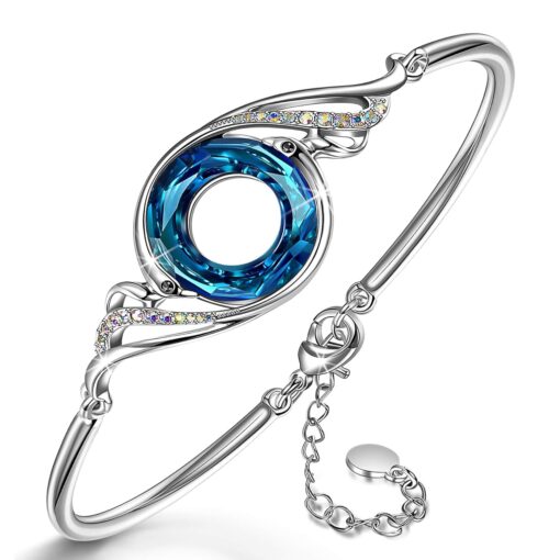 Kate Lynn "Rise From the Ashes" Phoenix Bracelet Made with Crystals from Austria, Adjustable Bangle Bracelet for Women 7"+2", Packaged with Jewelry Box, Birthday Gift for Women,... Kate Lynn "Rise From the Ashes" Phoenix Bracelet Made with Crystals from Austria, Adjustable Bangle Bracelet for Women 7"+2", Packaged with Jewelry Box, Birthday Gift for Women,...