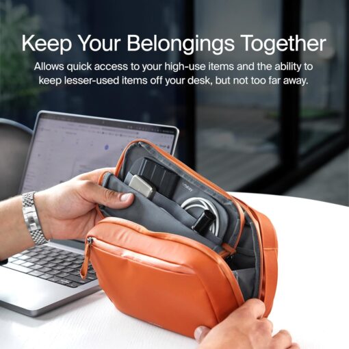 Orbitkey 2-in-1 Tech Accessory Pouch - Terracotta Orbitkey 2-in-1 Tech Accessory Pouch - Terracotta