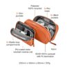 Orbitkey 2-in-1 Tech Accessory Pouch - Terracotta