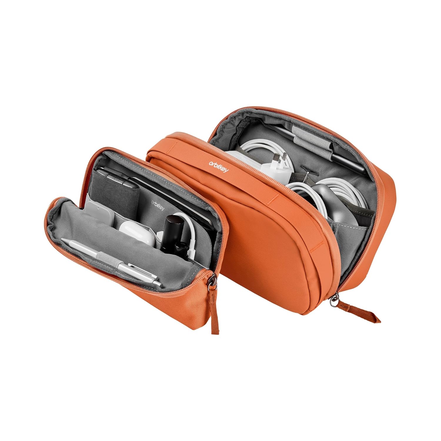 Orbitkey 2-in-1 Tech Accessory Pouch - Terracotta