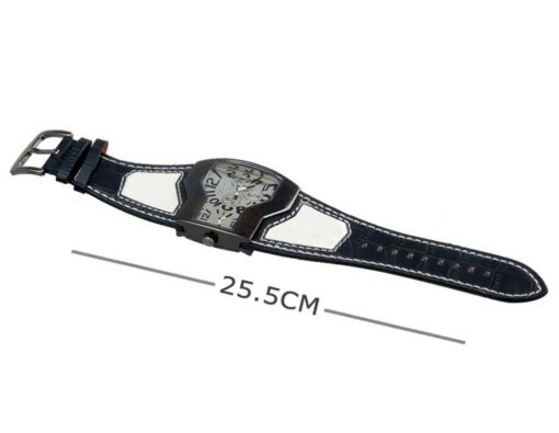 ShoppeWatch Unique Mens Watch Large Dial Dual Time Display | Big Face Watch for Men | Quartz Movement Leather Band | Oversize Dress Watch ShoppeWatch Unique Mens Watch Large Dial Dual Time Display | Big Face Watch for Men | Quartz Movement Leather Band | Oversize Dress Watch