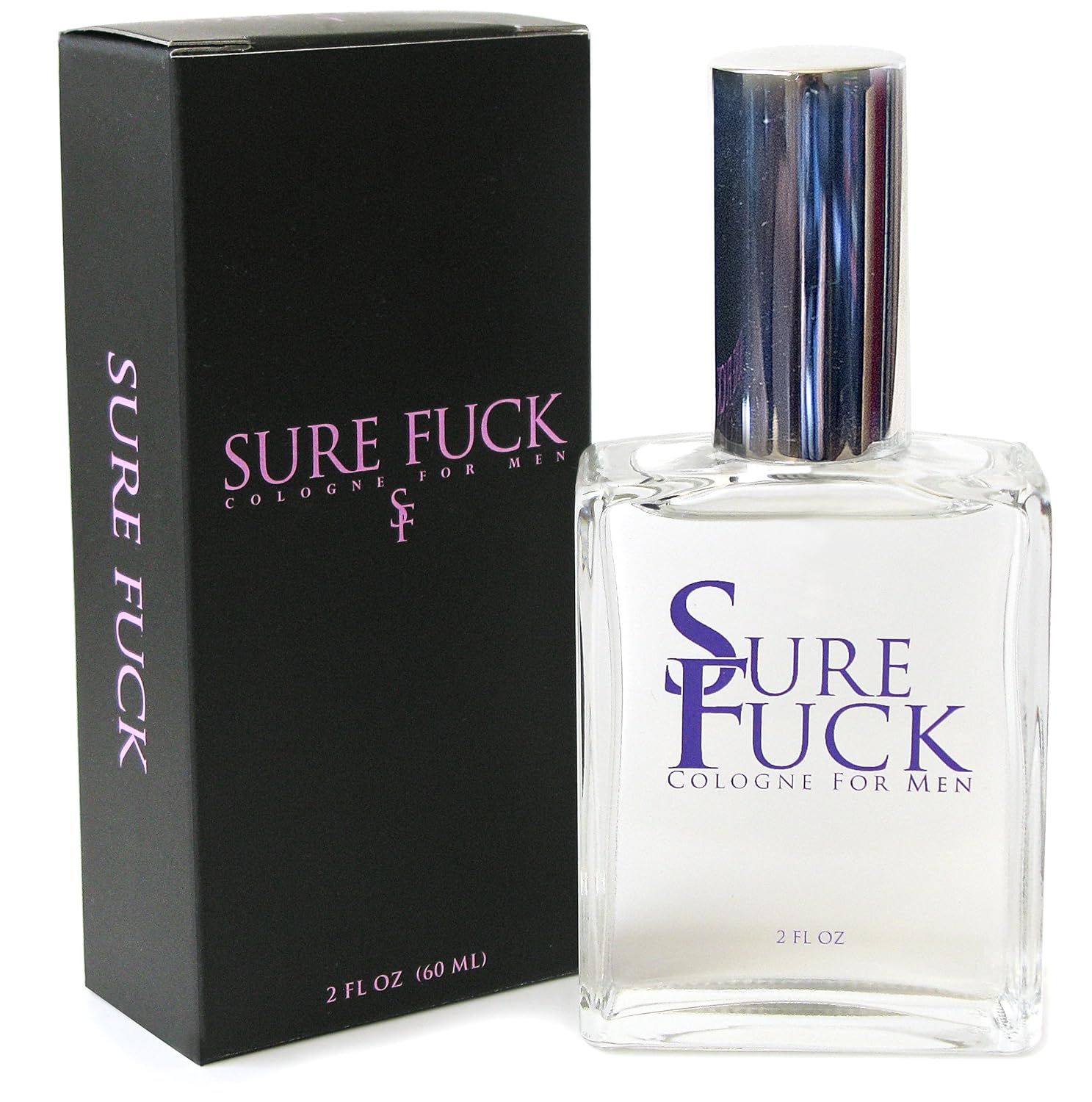 Sure Fck Cologne 2oz Men’s Eau de Parfum Spray Attract Women Great Bachelor Party Gift Sexy Gift For Husband or Boyfriend Sexy Stocking Stuffer