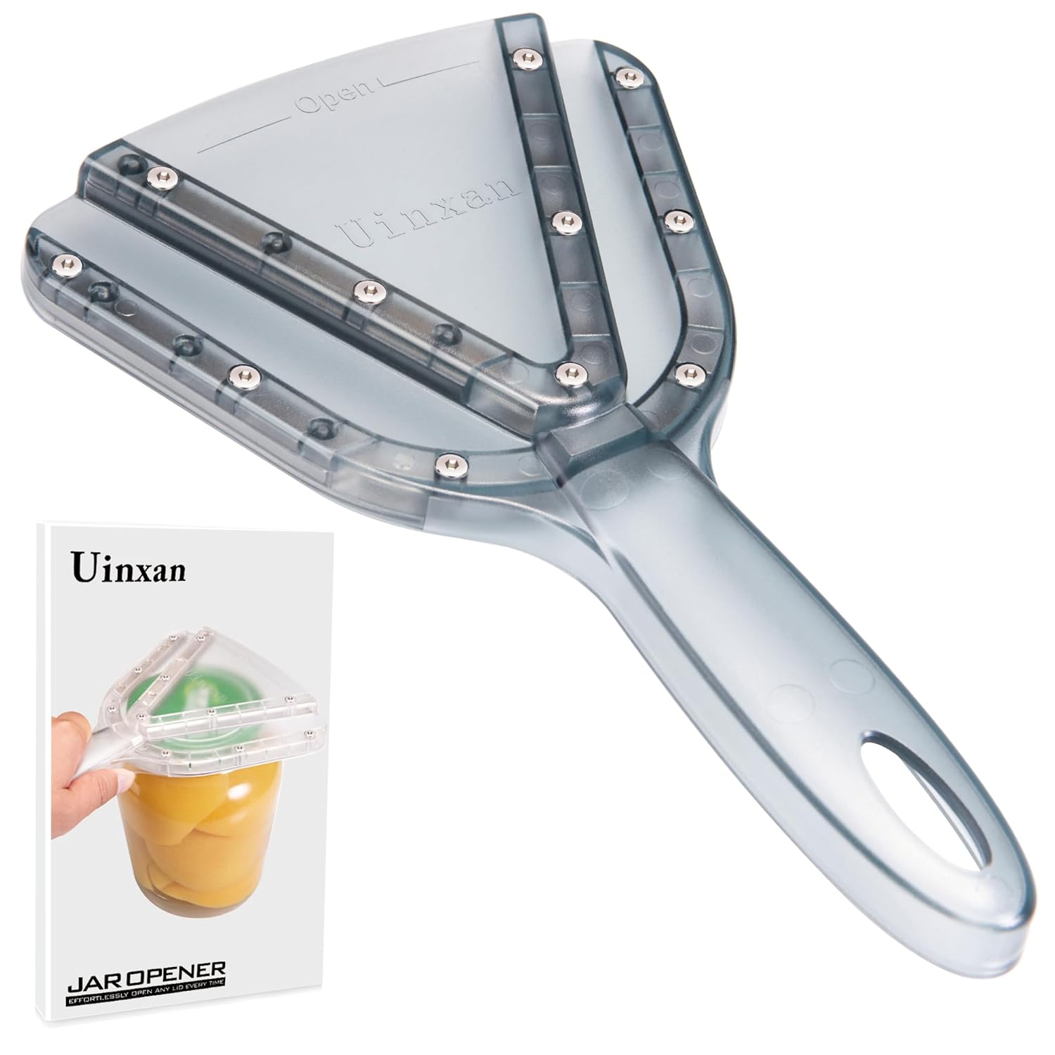 Jar Opener for Weak Hand & Seniors with Arthritis,Easy Twist Off Bottle Caps,Patent | Unique Kitchen Gadgets, Christmas Gifts for Elderly/Women/Men (Blue)