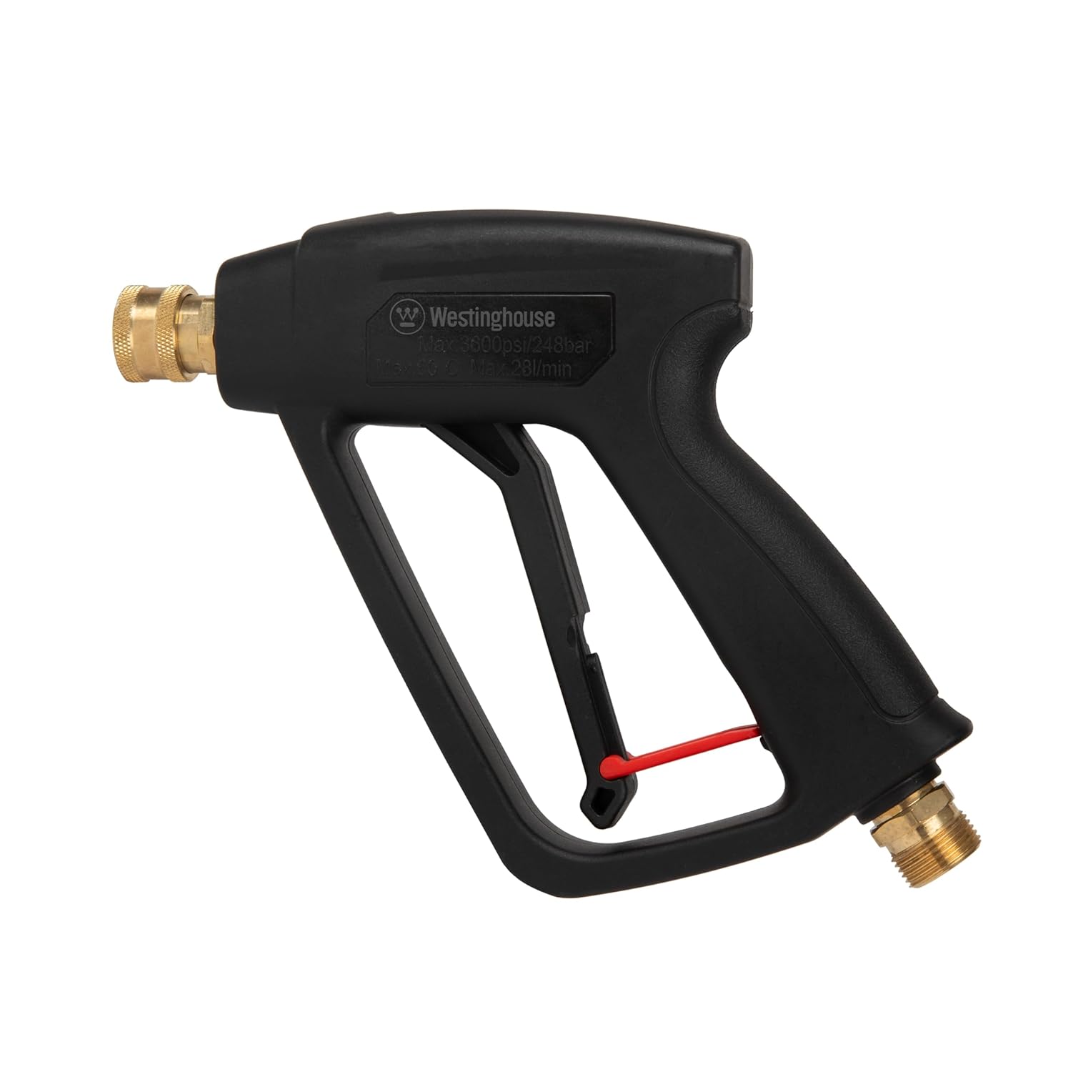 Westinghouse Short Pressure Washer Gun - 3600 Max PSI, M22 Connector - for Gas and Electric Pressure Washers