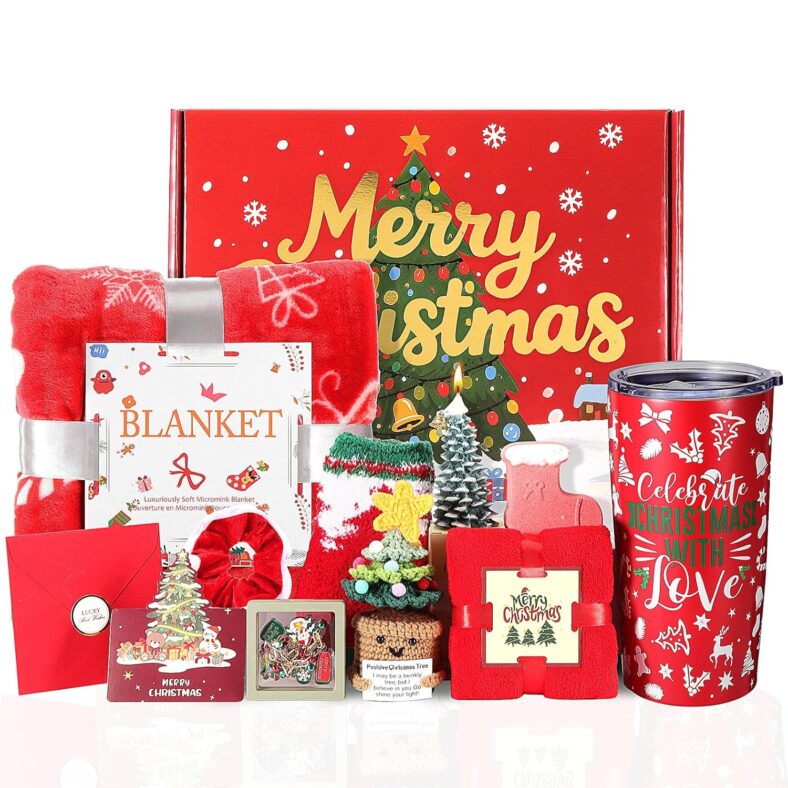 Christmas Gifts for Women 2025 - Christmas Gift Baskets for Women Mom Wife Grandma Daughter Sisters Girlfriend Friends Coworkers Teacher Nurse Her, Christmas Gift Sets Christmas...
