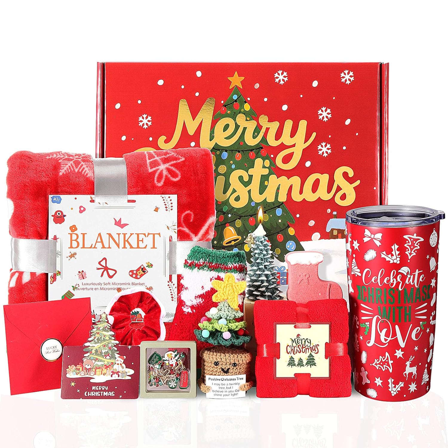 Christmas Gifts for Women 2025 - Christmas Gift Baskets for Women Mom Wife Grandma Daughter Sisters Girlfriend Friends Coworkers Teacher Nurse Her, Christmas Gift Sets Christmas...