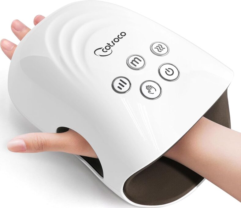 cotsoco Hand Massager - 3Massage Sizes, Cordless Hand Massager with Heat & Compression for Arthritis and Carpal Tunnel, Gift for Men Women Family Friends, Relaxation at Home,...