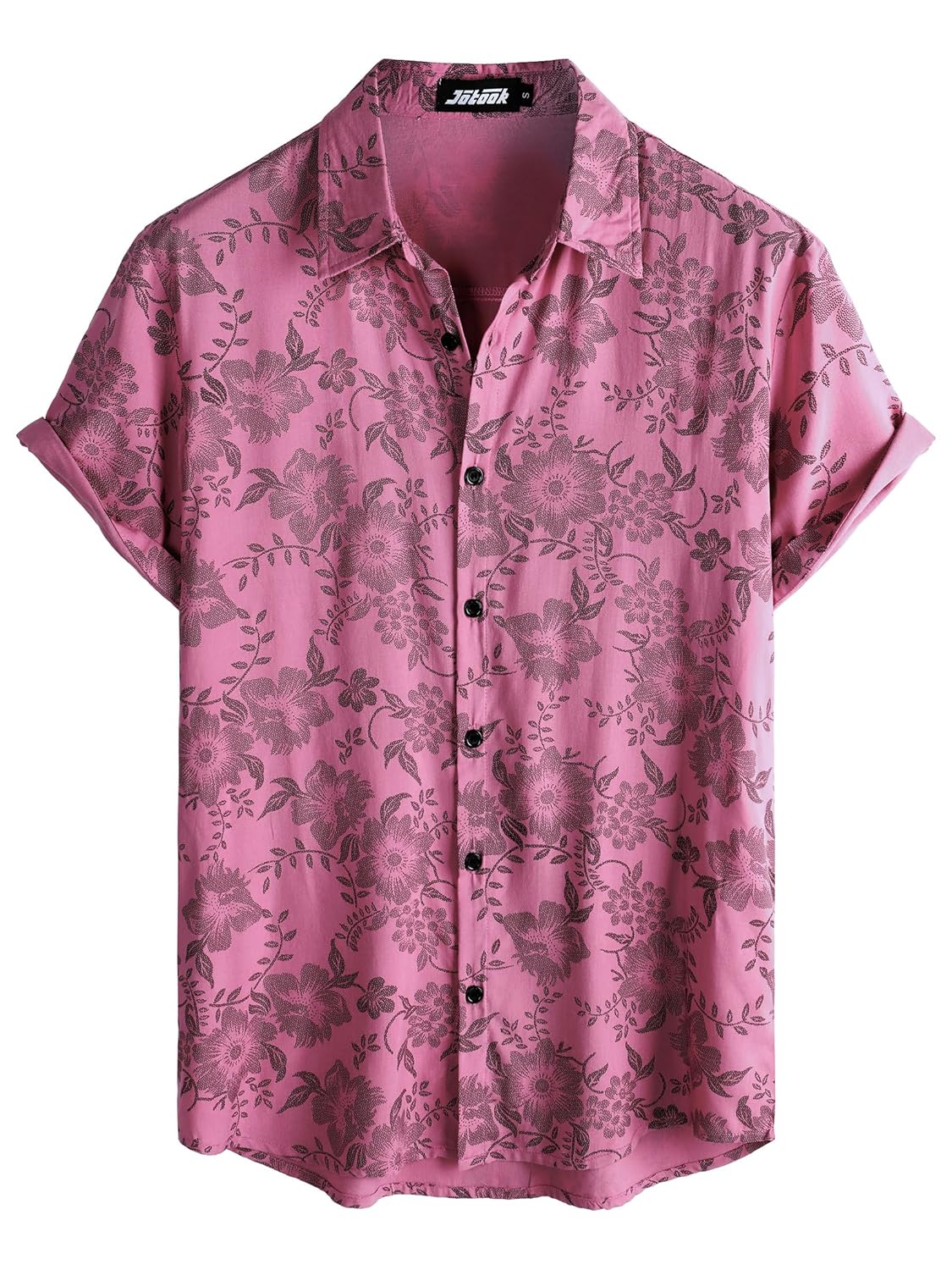 Mens Hawaiian Shirt Short Sleeve Button Down Tropical Shirts Casual Floral Summer Beach Shirt