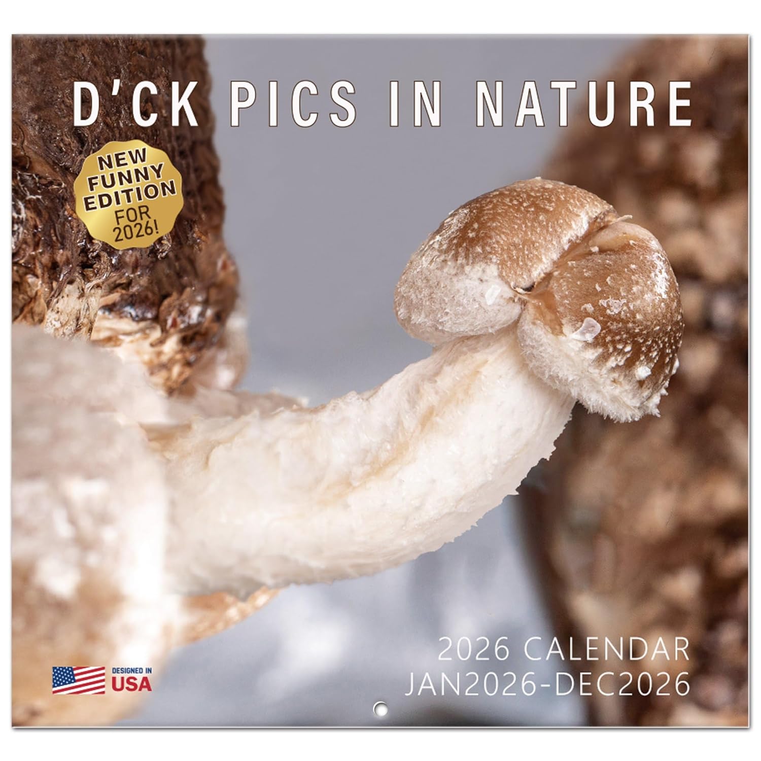 Funny White Elephant Gifts - Natures D*cks Pics Calendar 2026, Inappropriate Gifts, Prank Gifts, Dirty Santa Gifts, Stocking Stuffers for Sister Friend Husband, Gag Gifts Funny...