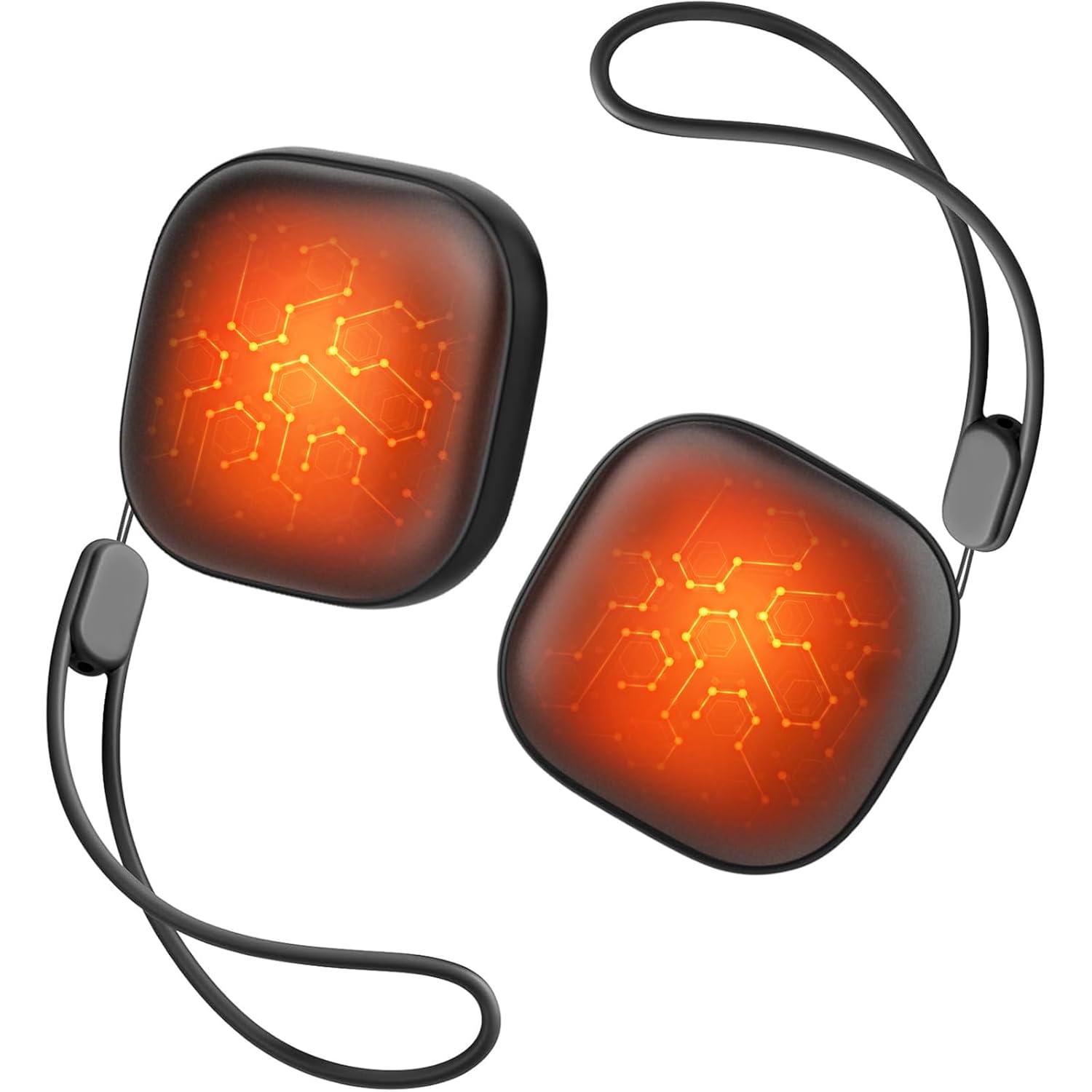 Magnetic Hand Warmers Rechargeable 2 Pack, Ultra Slim Electric Handwarmers,3 Levels Smart Heating,Portable, UL Certified, Pocket-Sized Camping Golf Hunting Essentials, Gifts for...