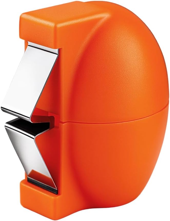 2026 New Egg Shell Opener, Stainless Steel Egg Cracker Tool, Multifunctional Eggs Separator for Raw and Hard Boiled Eggs Peeler Shell Remover, Kitchen Gadget (Orange 1pcs)