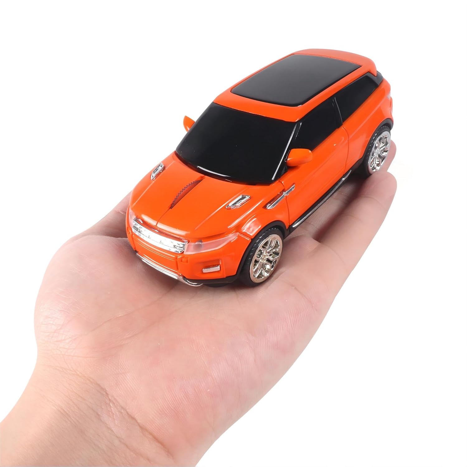 elec Space Wireless Mouse Car Computer Mouse for PC Laptop (Orange)