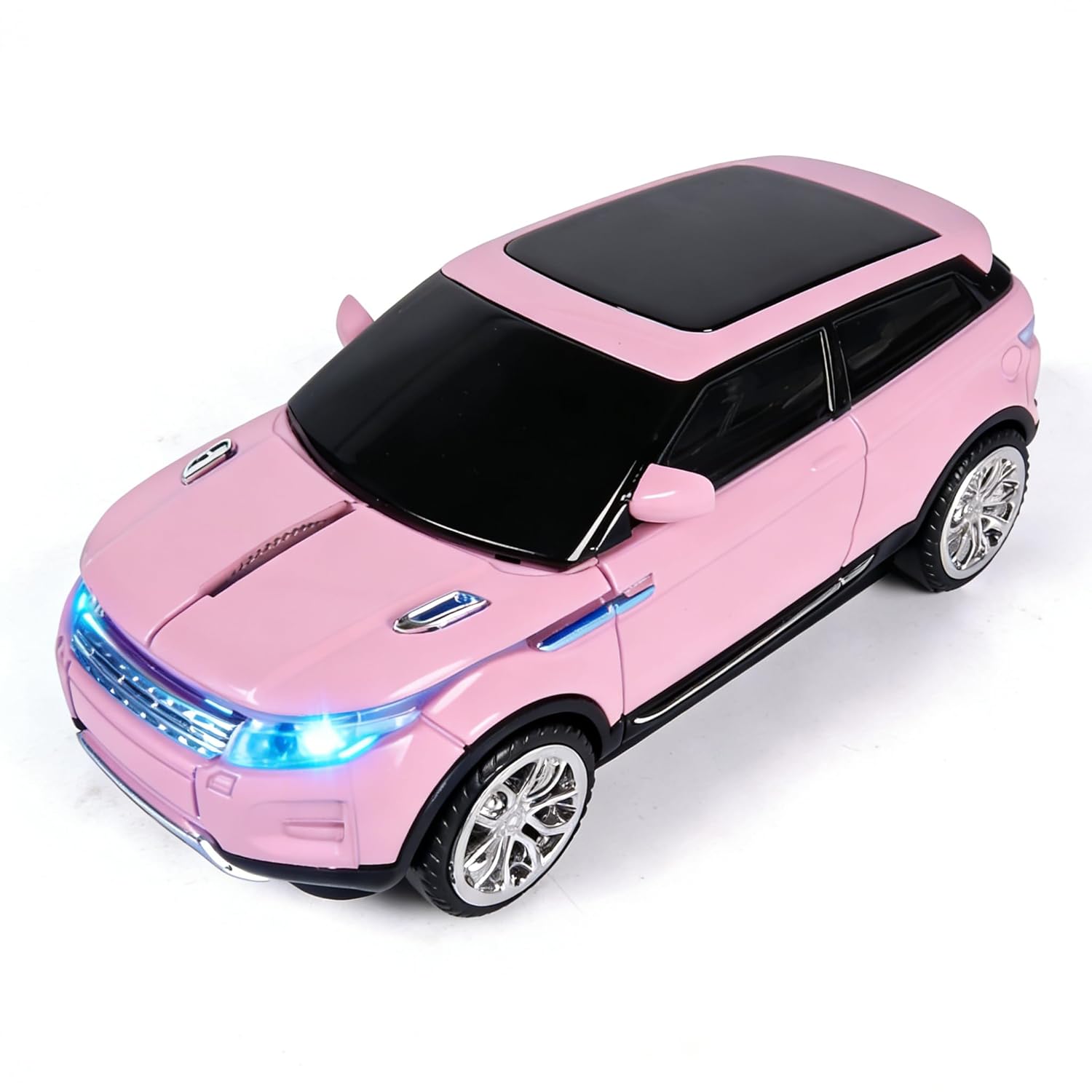 Wireless Mouse Cute Pink Car Mice, Portable Compact Novelty Cool Fun Mice, Funny USB Girly Mouse for Laptop PC Computer Tablet Macbook Kids Girl Boy Women Men Mom Small Hands...